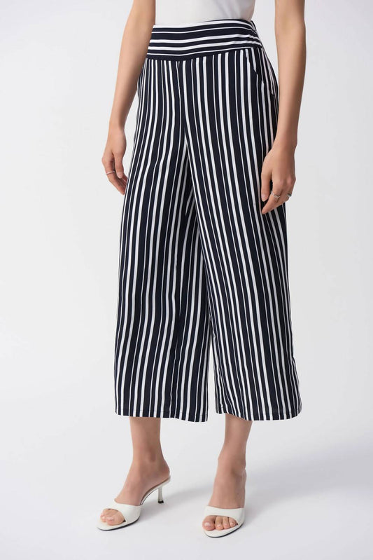 Joseph Ribkoff - Striped Culotte Pants