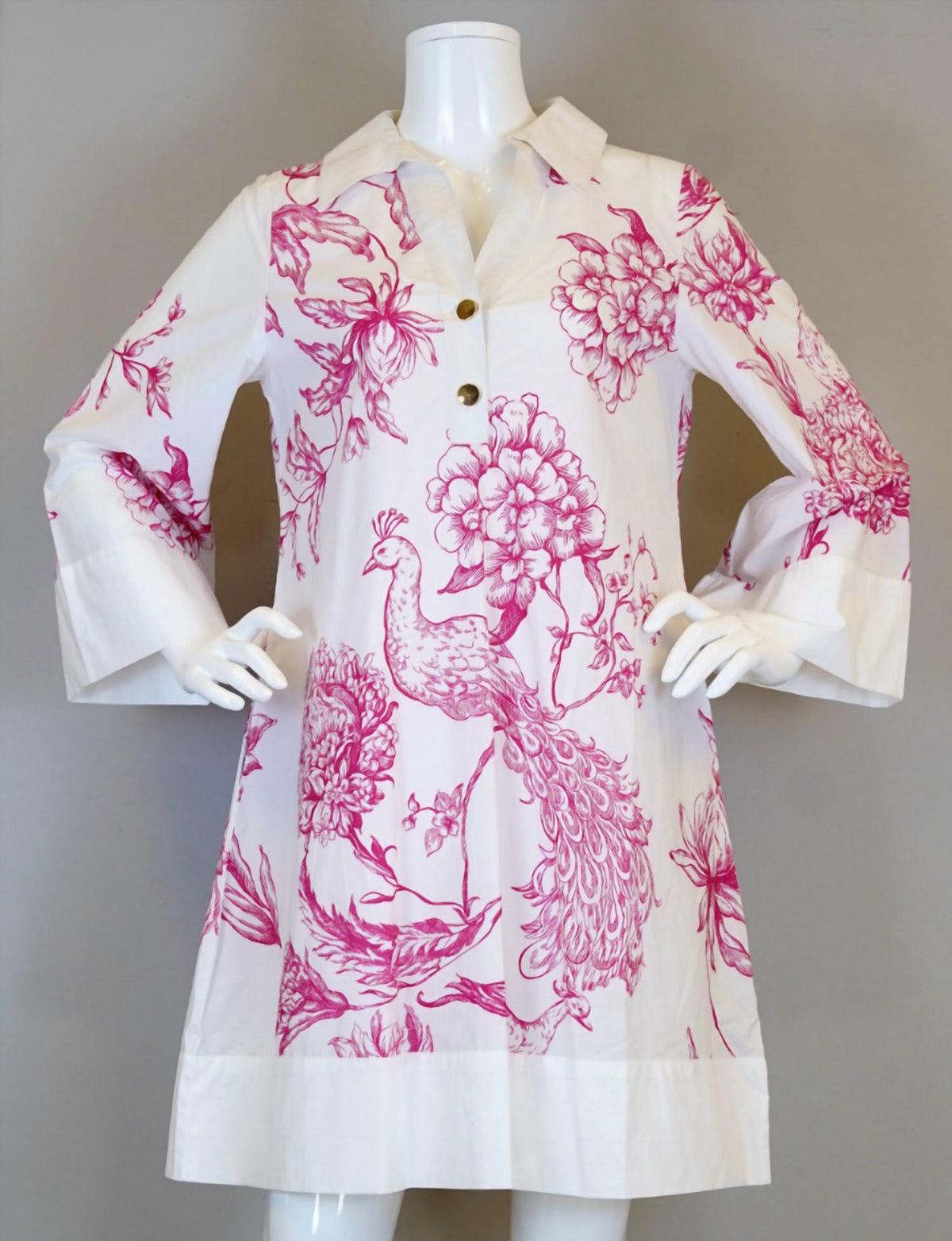 La Plage - Women's Ocean Cliff Shirt Dress
