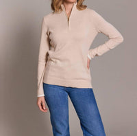 Alashan Cashmere - Tee Time Half Zip Pullover