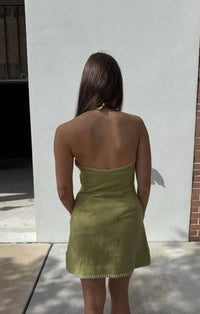 Rococo Sand - Halter Neck Mini Dress
