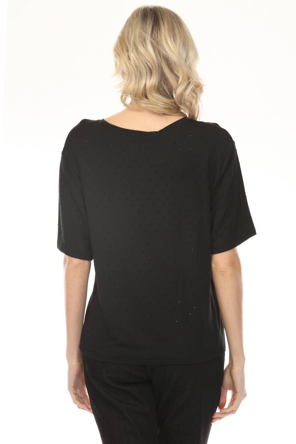 Joseph Ribkoff - Embellished Short Sleeve Loose Top