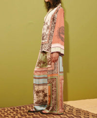 Alemais - Alberta Wide Long Sleeve Silk Shirt