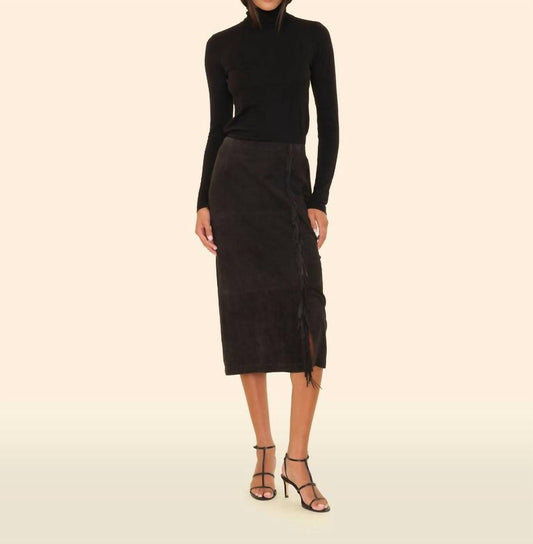 Xirena - Bonnie Suede Midi Skirt