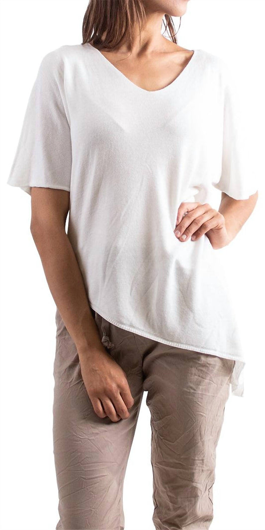 Gigi Moda - Venosa V-neck Dolman Sweater