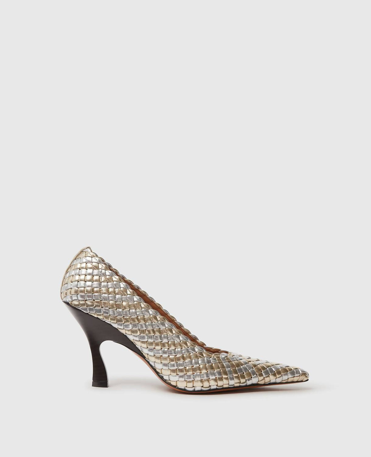 Stella Mccartney - WOMEN'S ELSA 90 WOVEN METALLIC PUMP