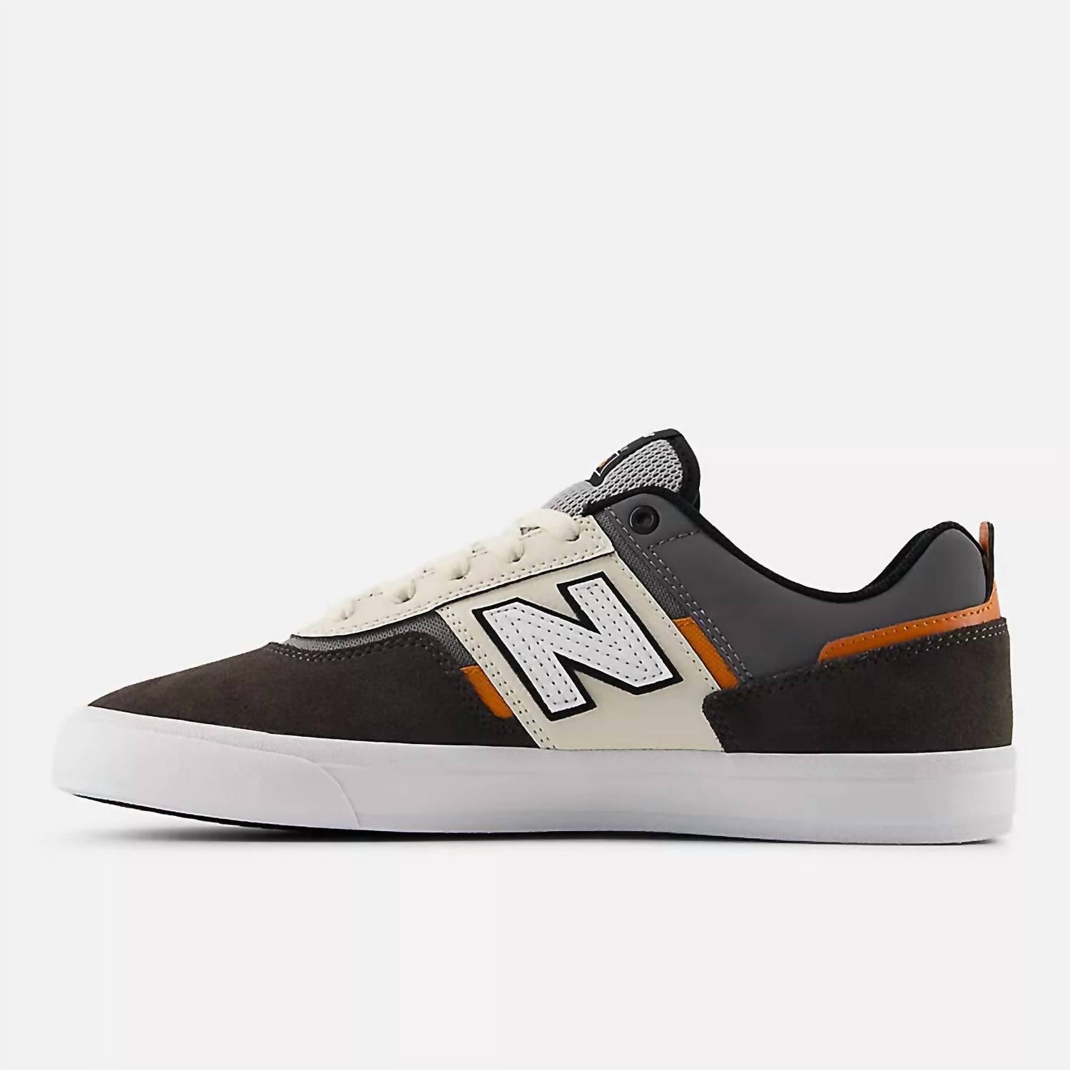 New Balance Men's Jamie Foy 306 Shoes in black cement with sea salt - men's sneaker - detail view