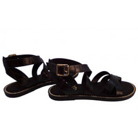 Exe Women's Alexia Flat Strappy Sandal in black - women's sandal - view 4