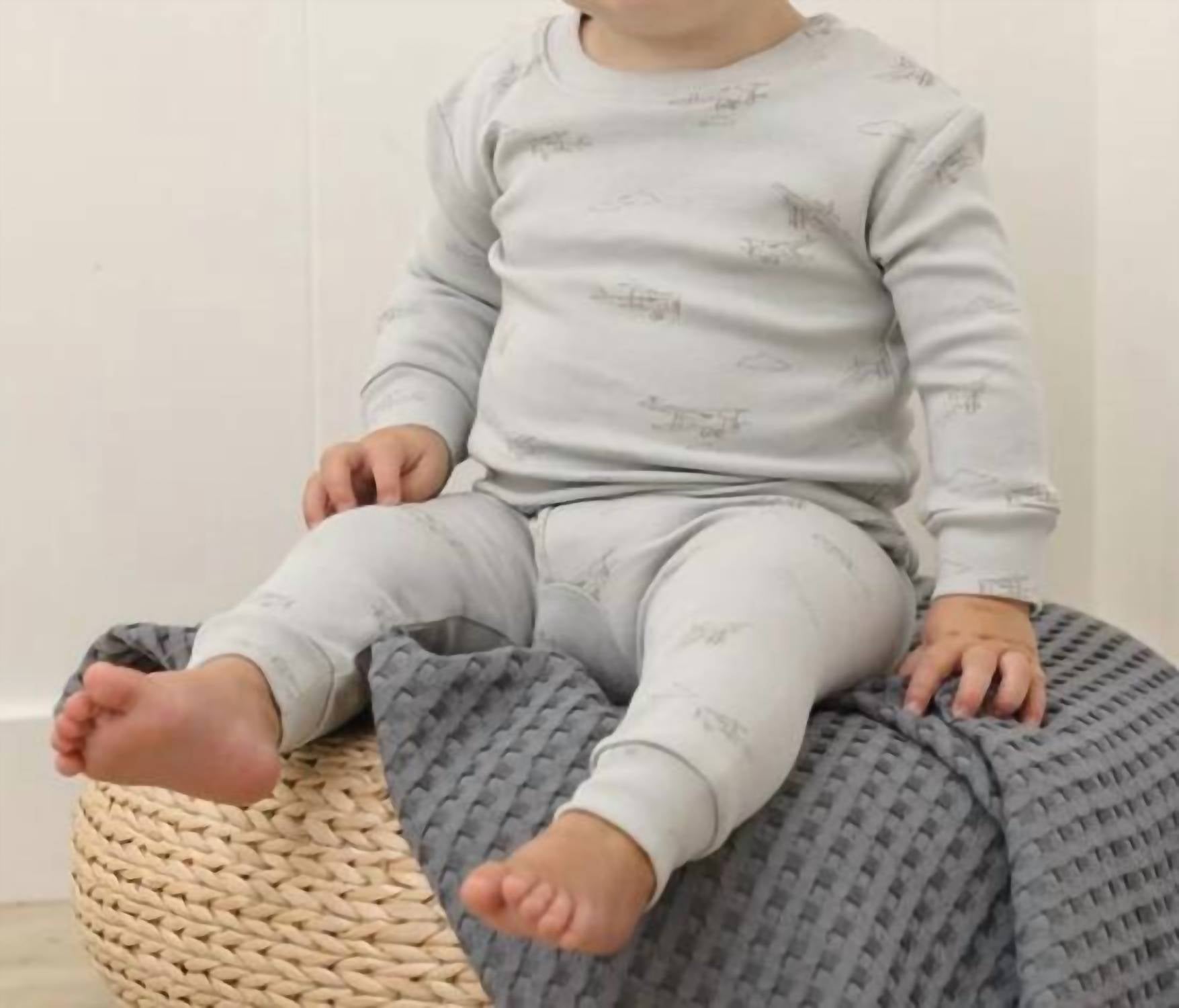 Quincy Mae - Baby Boys Jersey Pajama Set