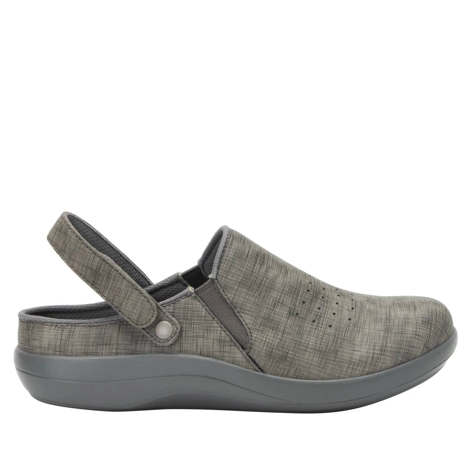 Alegria Women's Skillz Slingback Clogs in etched smoke - women's shoe