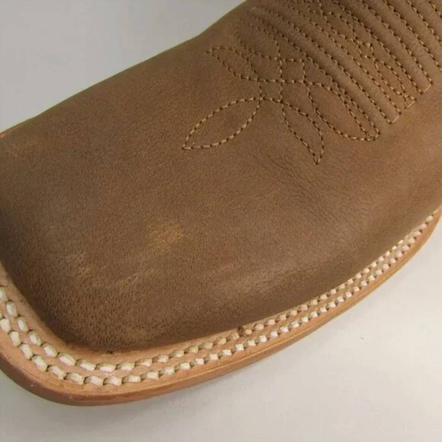 J.B. Dillon Women's Wide Square Toe Pull-on Cowboy Boots in brown - women's shoe - view 5