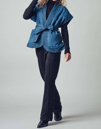 Urban Daizy - Washed Belted Vest