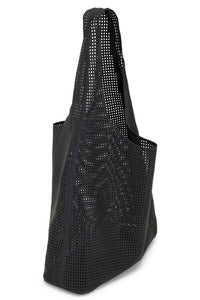 St. Agni - Women's Perforated Soft Leather Tote Bag