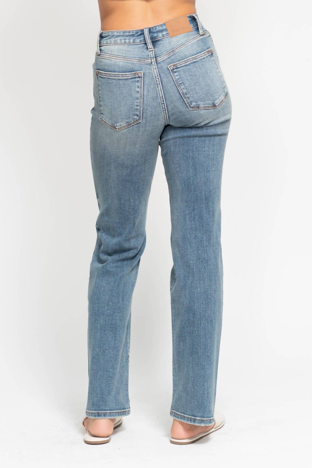 Judy Blue - Women's High Waisted Dad Straight Jean