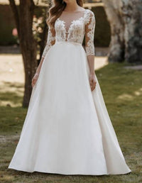 Allure Romance - Illusion Lace Wedding Dress
