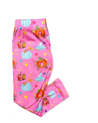 Bubbabeans Kid's Glass Slipper Leggings in pink - kids' leggings