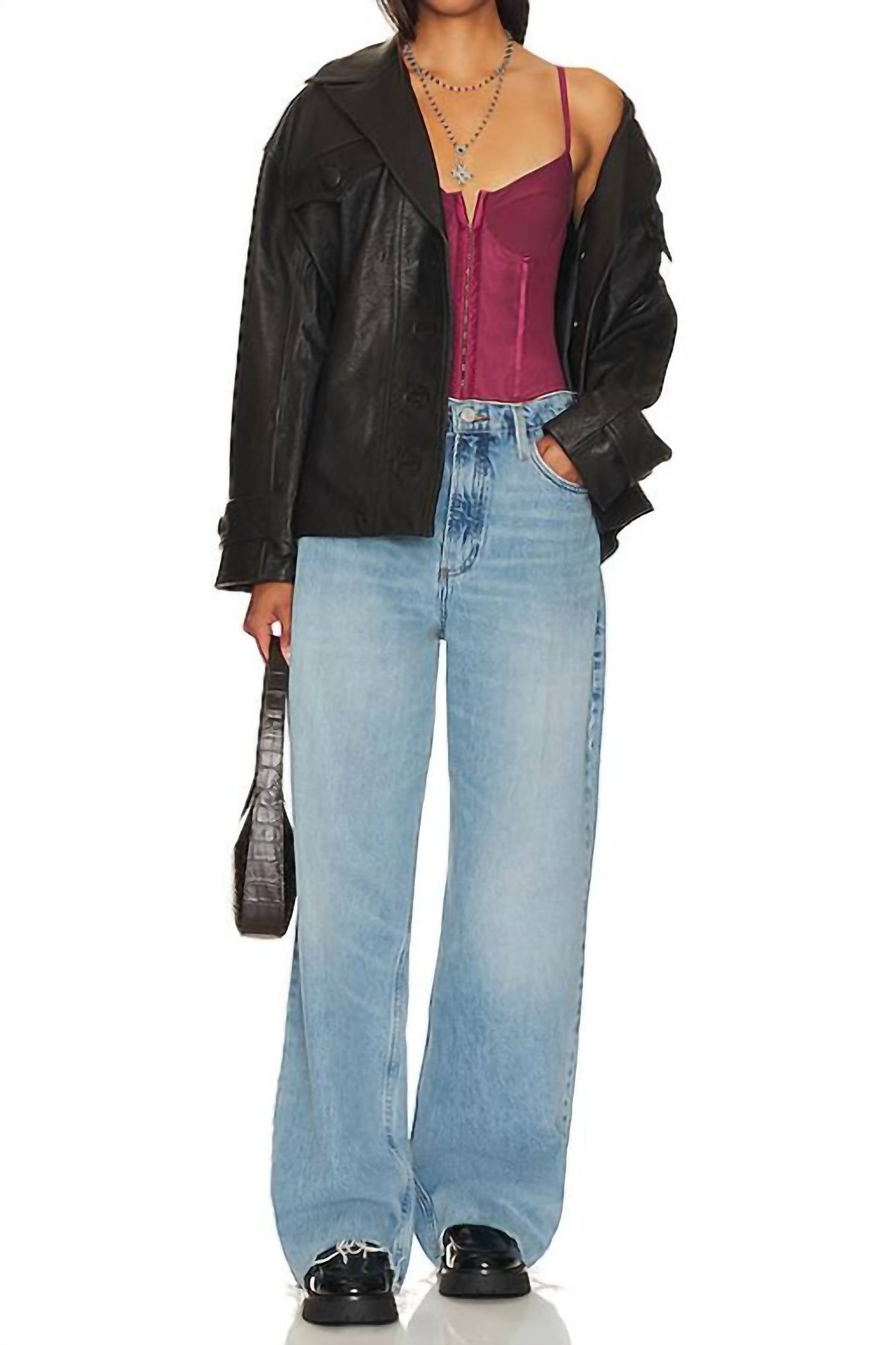 Free People - Night Rhythm Corset Bodysuit