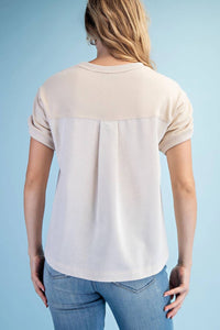 Gigio - Ruched Short Sleeve Tee