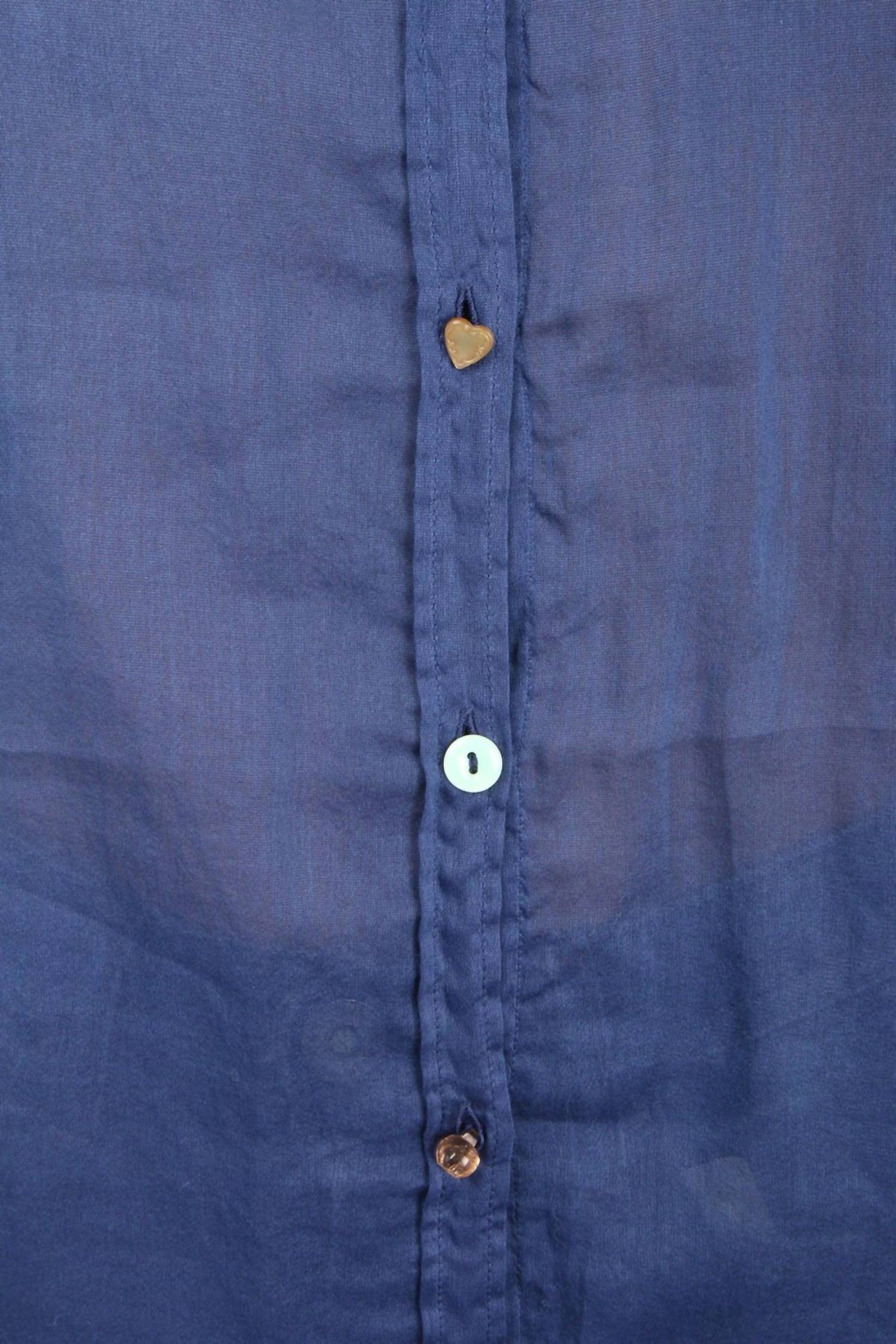 forte forte Voile Shirt in indaco - women's shirt - view 4