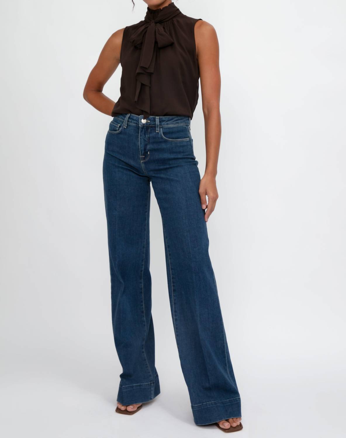 L'Agence - Madden High Rise Wide Leg Jean