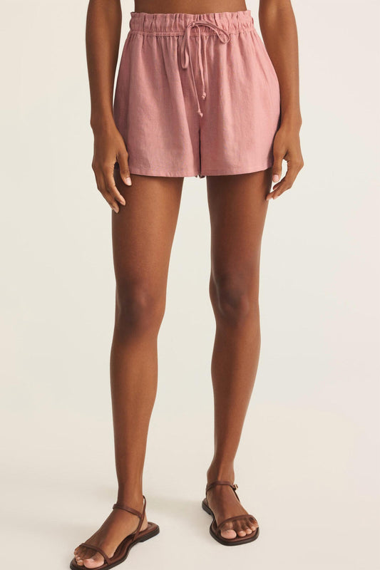 Z Supply - Perfect Mid-high Rise Linen Shorts