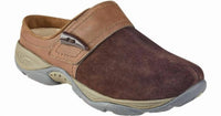 easy spirit Women's Eliana Slip-on Mule in brown suede - women's shoe
