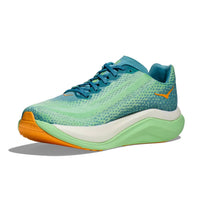 Hoka Men's Mach X Shoe in ocean mist lime glow - men's shoe - alternate view