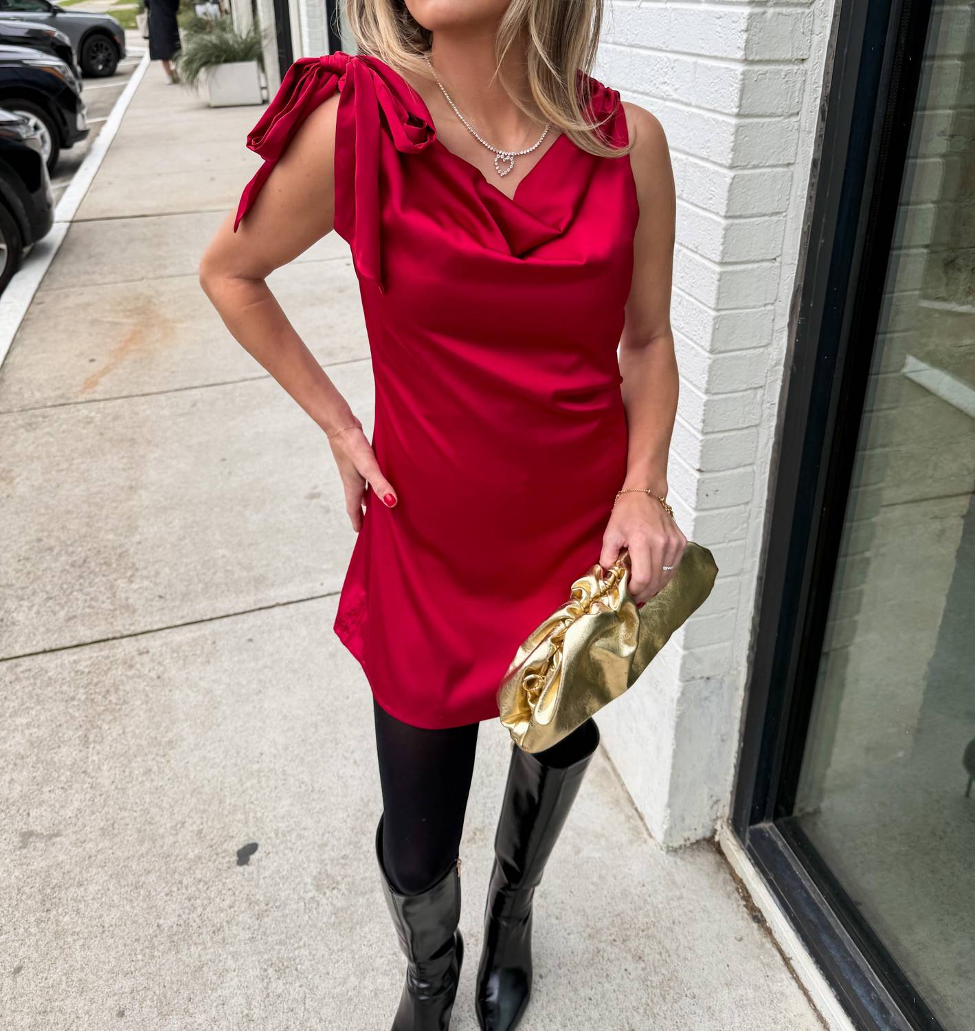 Sofie The Label - Velvet Mini Dress