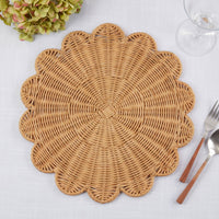 Saro Lifestyle - Rattan Charger Placemats - Set Of 4