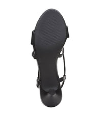 Clarks Women's Amali Buckle Heeled Sandal in black leather - women's sandal - view 7