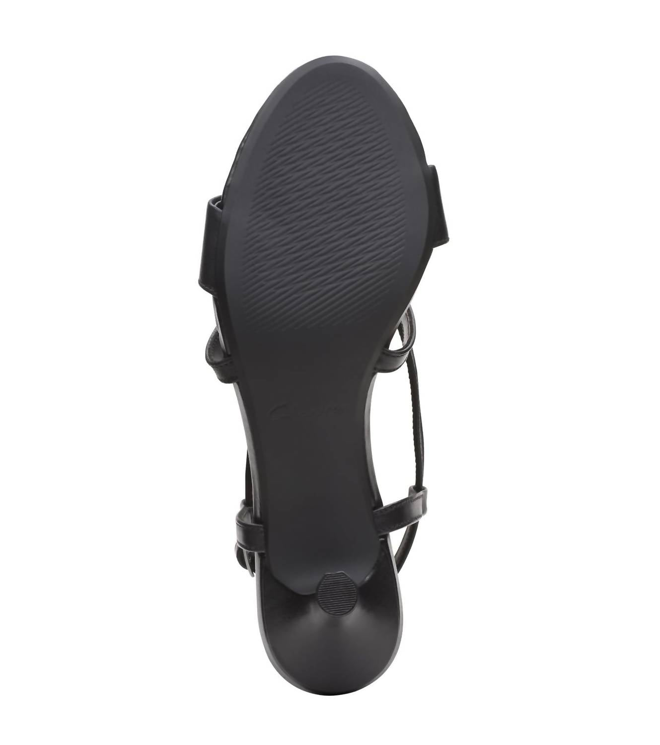 Clarks Women's Amali Buckle Heeled Sandal in black leather - women's sandal - view 7