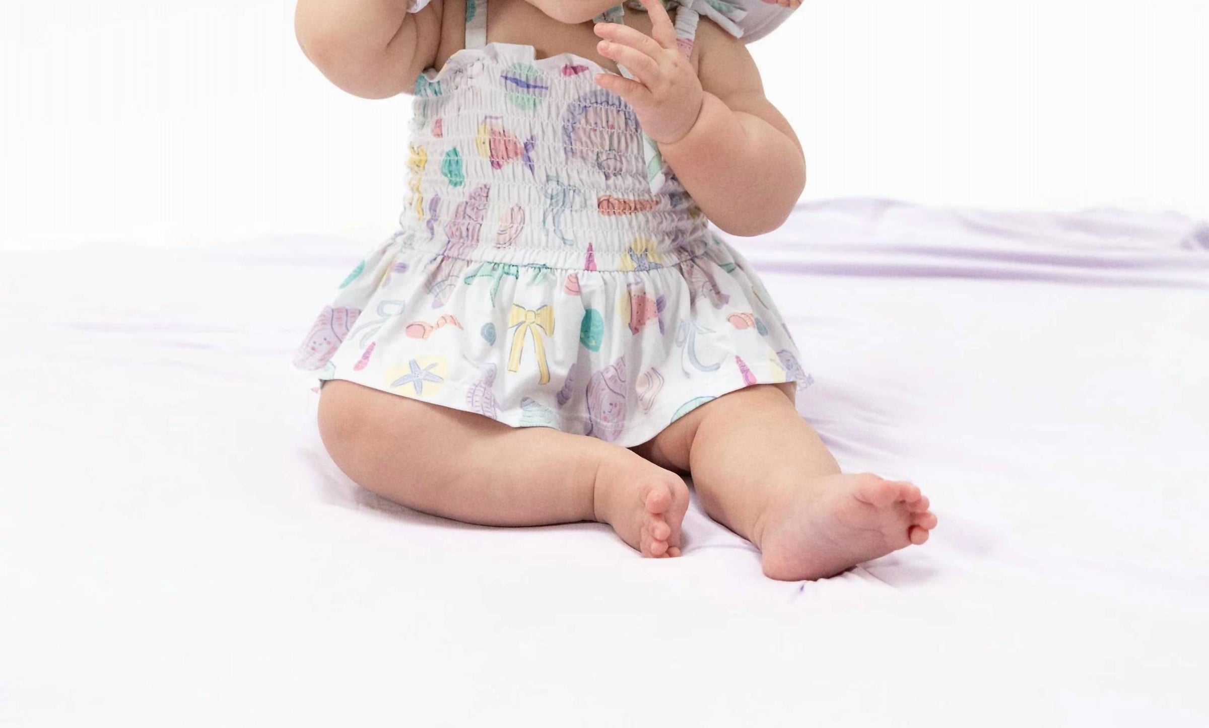 Angel Dear - Girls Smocked Bubble With Skirt