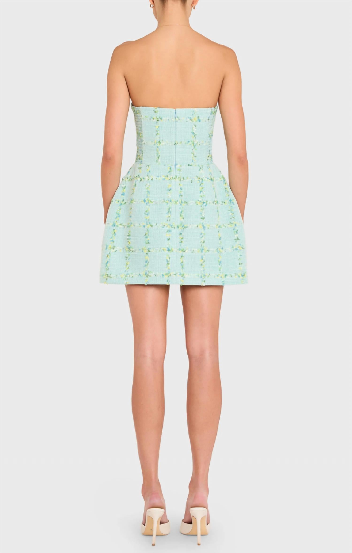 Amanda Uprichard - Strapless Bethany Skort Romper