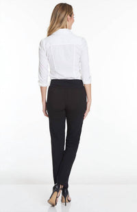 Slimsation By Multiples - Petite Pull-on Ankle Dress Pants With Pockets