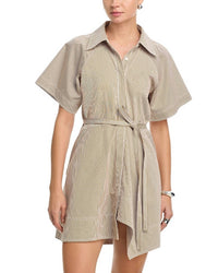 A.L.C. Julie Dress in pearl aged bronze - women's dress