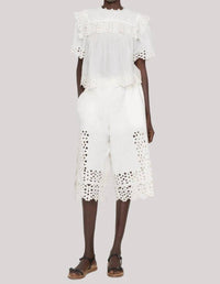 Sea - Leila Eyelet Top