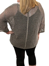 Pol - Open Weave Castlerock Sweater