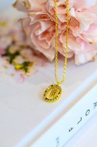123 Amore - Mi Amor Dipped Initial Necklace