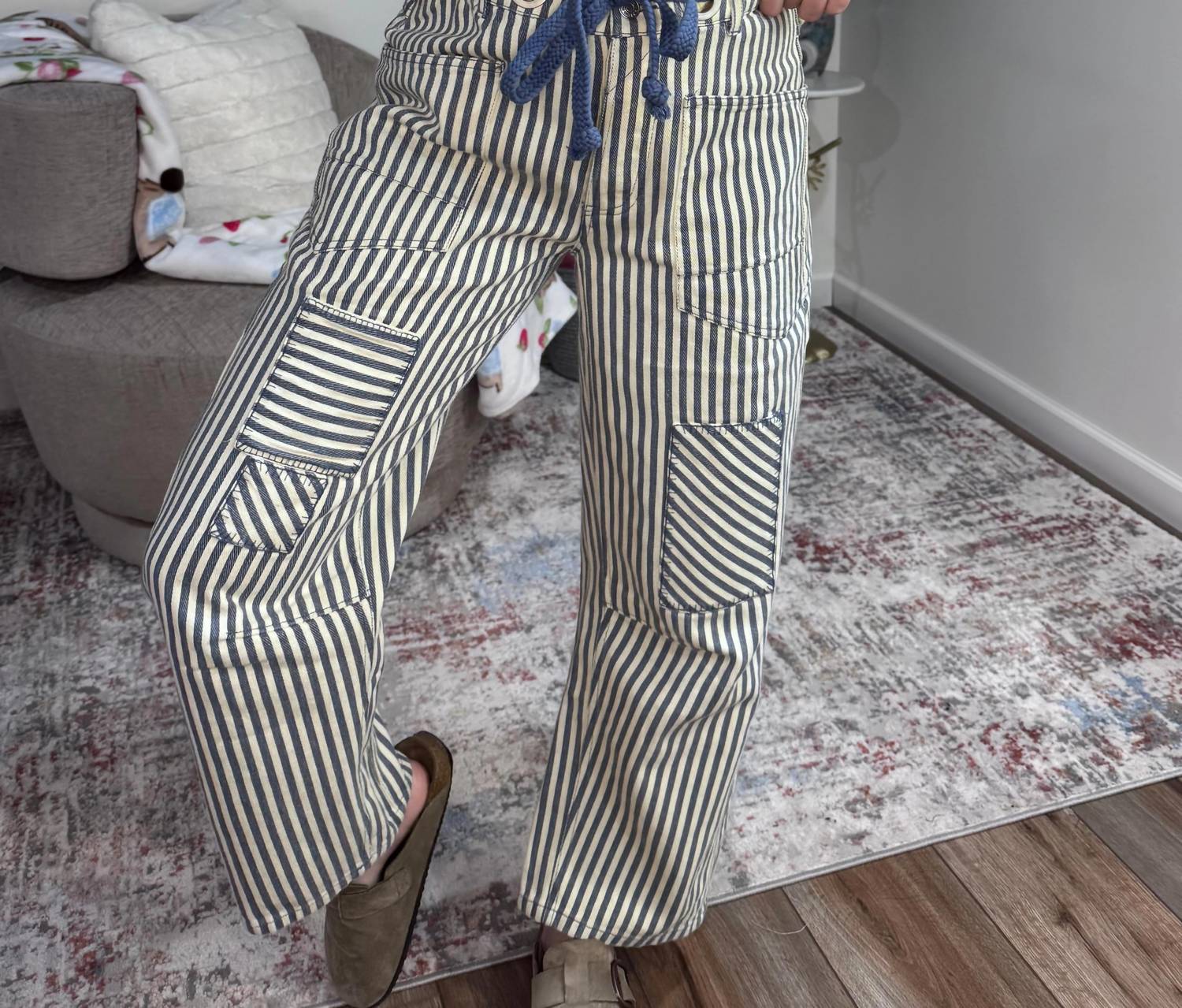 Bibi - Benny Twill Barrel Pants
