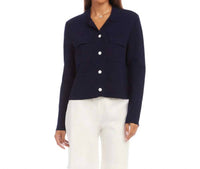 Karen Kane - Collared Sweater Jacket