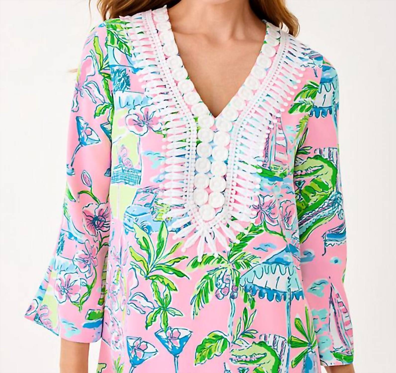 Lilly Pulitzer - Ocleppo V-neck Maxi Caftan Dress