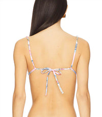 AGUA BENDITA Belle Bikini Top in multi - women's swimwear - view 4