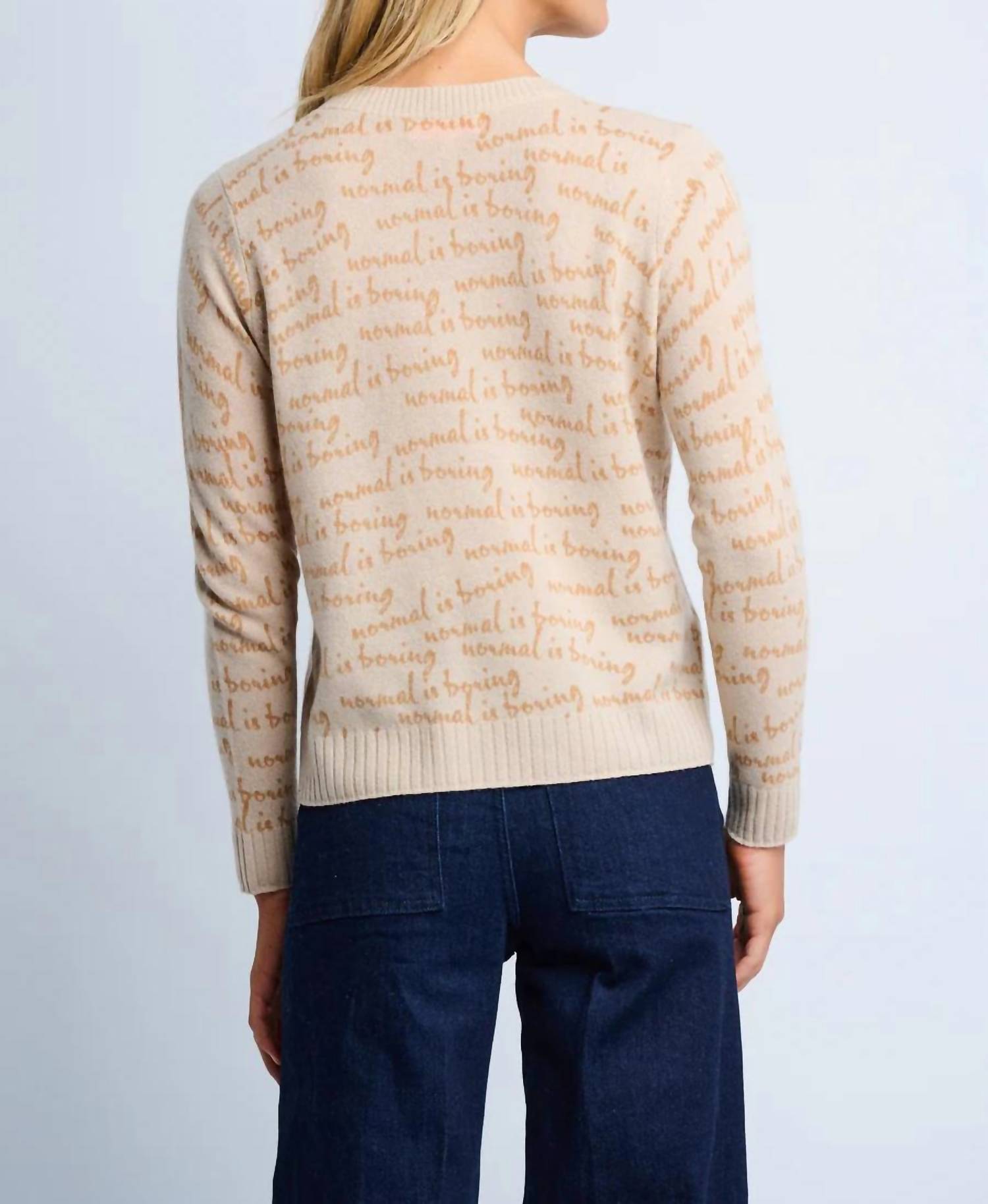 Lisa Todd - Normal Is Boring Sweater