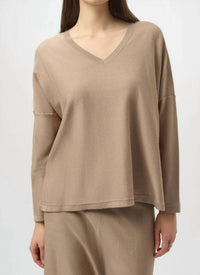 Joseph Ribkoff - Sequined Sweater Knit Boxy Top