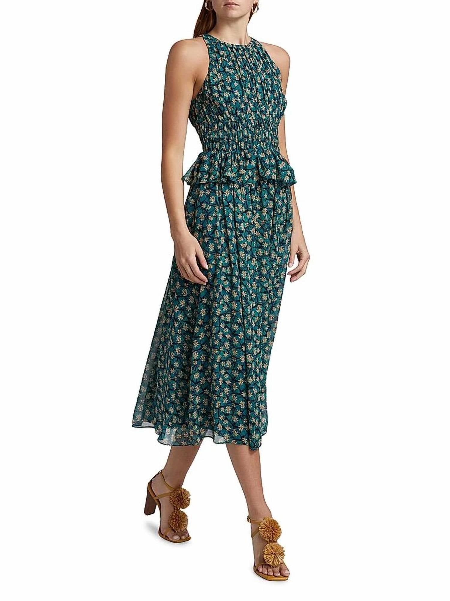 Ulla Johnson Women's Adeline Dress in clematis - women's dress - alternate view