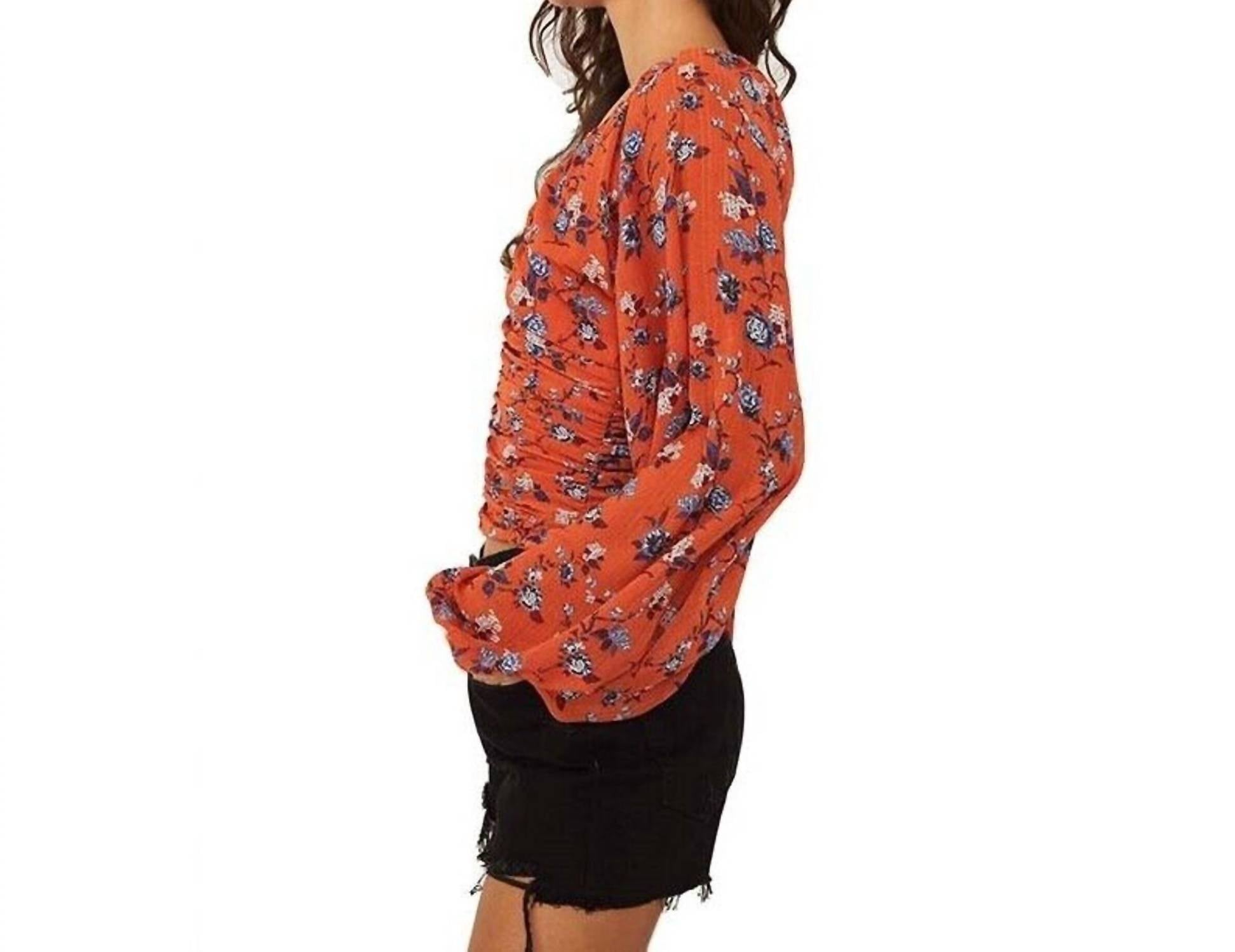Free People - New Final Rose V-neck Blouse