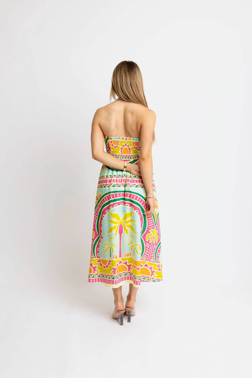 Karlie - Palm Beach Strapless Maxi Dress