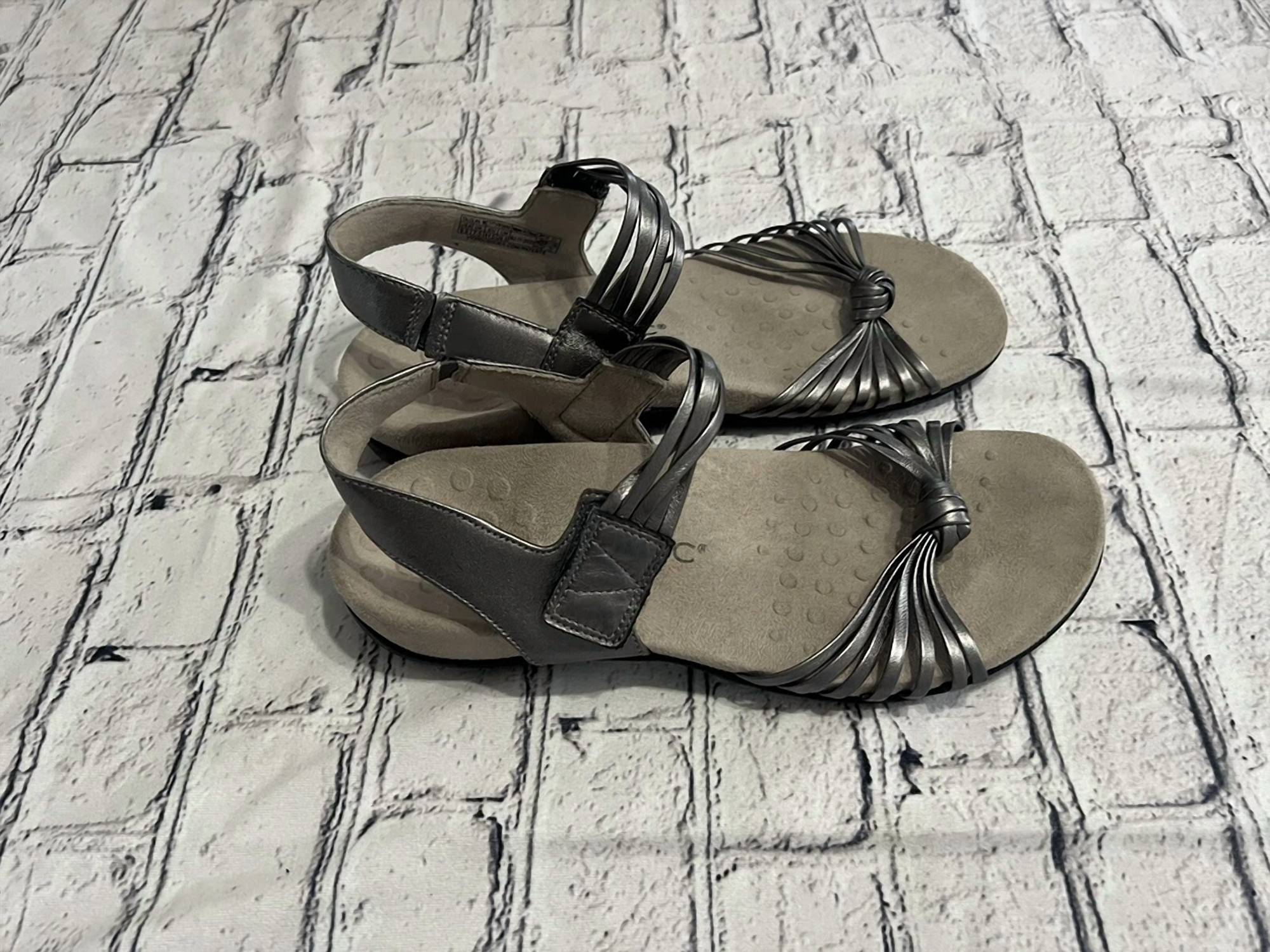 VIONIC Women's Rest Talulah Strap Sandals in pewter - women's sandal - alternate view