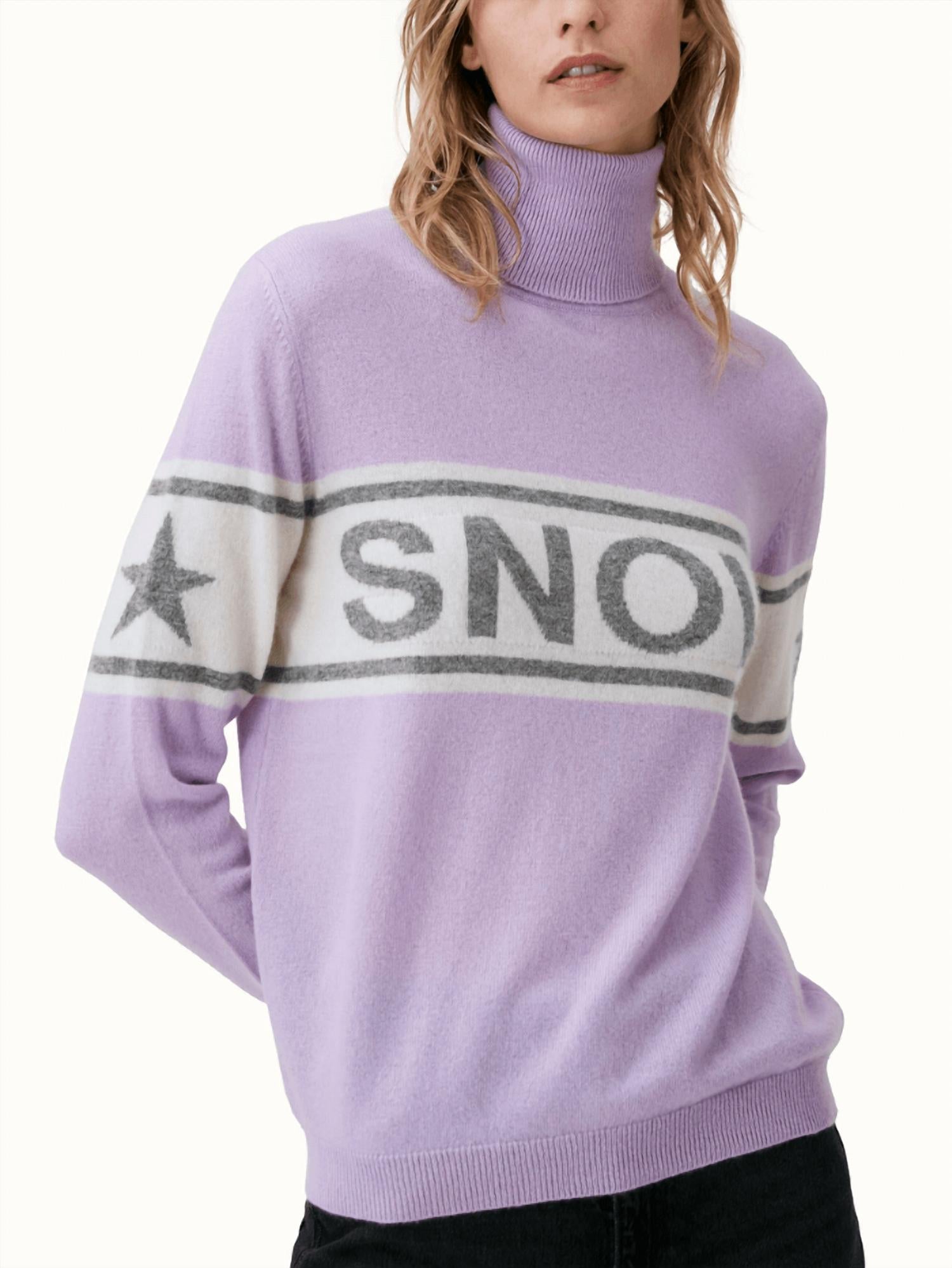 Brodie Cashmere - Snow Babe Turtleneck Jumper