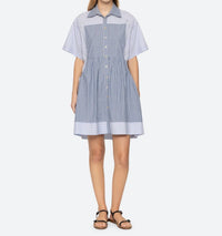 Sea - Helmi Tunic Striped Pattern Dress