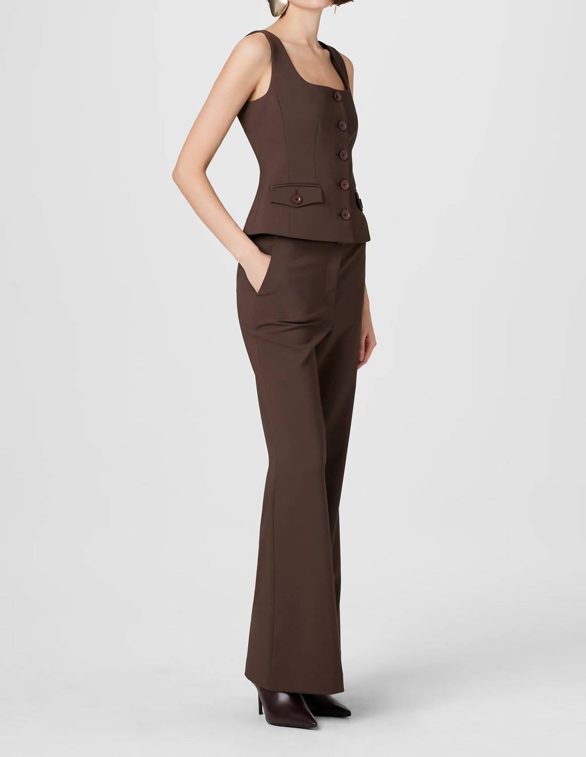Toccin - Gaia Suiting High Waisted Pants
